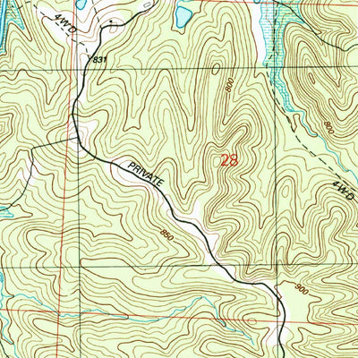 United States Geological Survey El Dorado Springs North, MO (1991, 24000-Scale) digital map