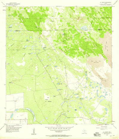 United States Geological Survey El Jardin, TX (1956, 24000-Scale) digital map