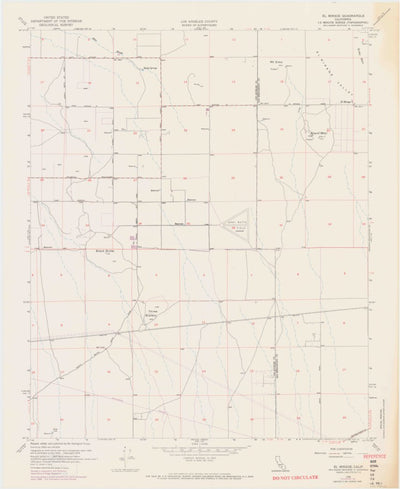 United States Geological Survey El Mirage, CA (1968, 24000-Scale) digital map
