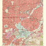 United States Geological Survey El Monte, CA (1966, 24000-Scale) digital map