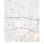 United States Geological Survey El Monte, CA (2022, 24000-Scale) digital map