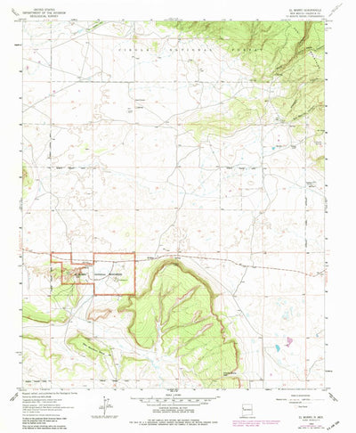 United States Geological Survey El Morro, NM (1963, 24000-Scale) digital map