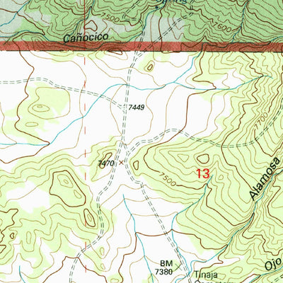 United States Geological Survey El Morro, NM (1995, 24000-Scale) digital map