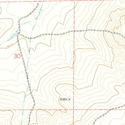 United States Geological Survey El Morro Ranch SE, NM (1978, 24000-Scale) digital map