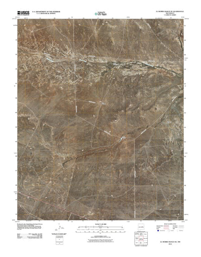 United States Geological Survey El Morro Ranch SE, NM (2010, 24000-Scale) digital map