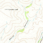 United States Geological Survey El Muerto Peak, TX (1978, 24000-Scale) digital map