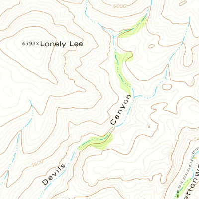 United States Geological Survey El Muerto Peak, TX (1978, 24000-Scale) digital map