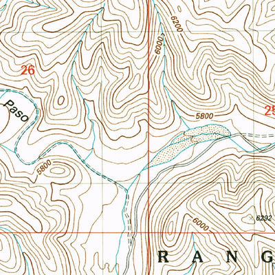 United States Geological Survey El Paso Canyon, NM (2004, 24000-Scale) digital map