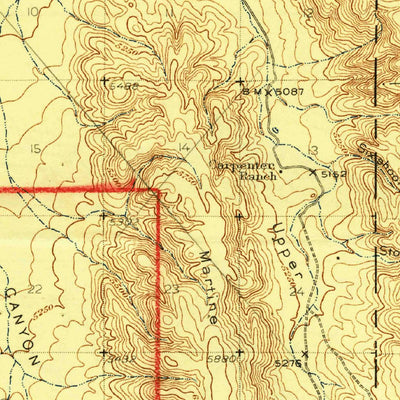 United States Geological Survey El Paso Gap, NM-TX (1940, 62500-Scale) digital map