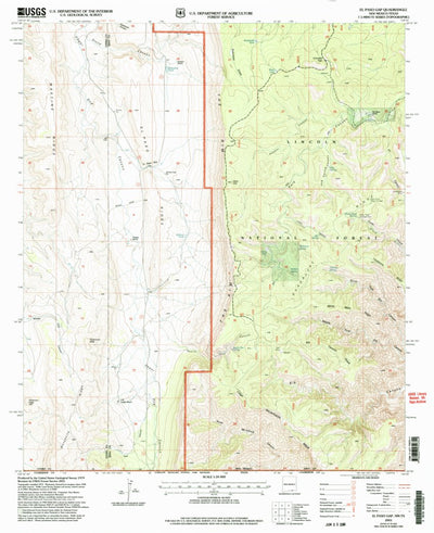 United States Geological Survey El Paso Gap, NM-TX (2001, 24000-Scale) digital map