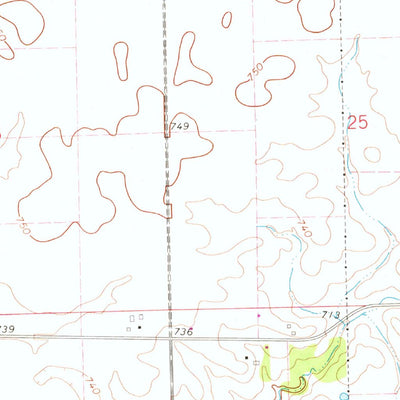 United States Geological Survey El Paso, IL (1970, 24000-Scale) digital map