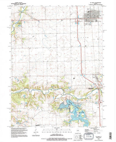 United States Geological Survey El Paso, IL (1995, 24000-Scale) digital map