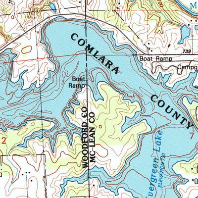 United States Geological Survey El Paso, IL (1995, 24000-Scale) digital map