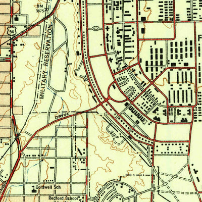 United States Geological Survey El Paso, TX (1948, 24000-Scale) digital map
