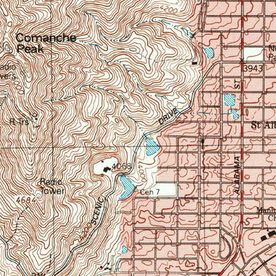 United States Geological Survey El Paso, TX (1997, 24000-Scale) digital map