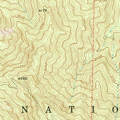 United States Geological Survey El Portal, CA (1947, 24000-Scale) digital map