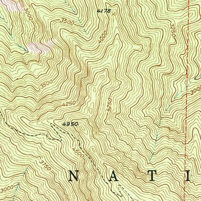 United States Geological Survey El Portal, CA (1992, 24000-Scale) digital map