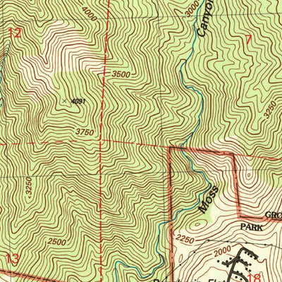 United States Geological Survey El Portal, CA (2004, 24000-Scale) digital map