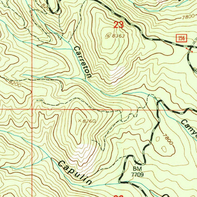 United States Geological Survey El Porvenir, NM (2002, 24000-Scale) digital map