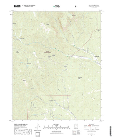 United States Geological Survey El Porvenir, NM (2020, 24000-Scale) digital map