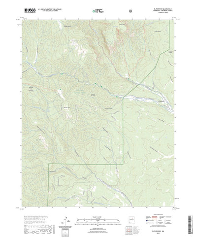 United States Geological Survey El Porvenir, NM (2023, 24000-Scale) digital map