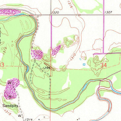 United States Geological Survey El Reno, OK (1972, 24000-Scale) digital map