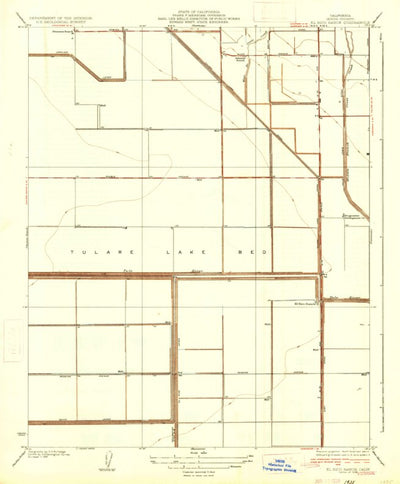United States Geological Survey El Rico Ranch, CA (1936, 31680-Scale) digital map