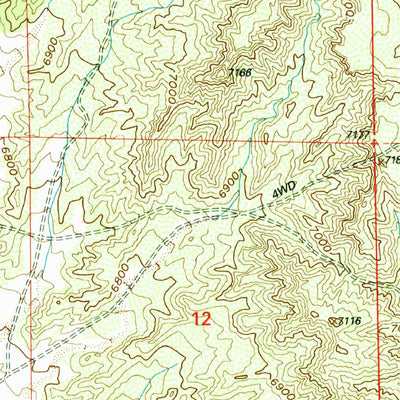 United States Geological Survey El Rito, NM (1995, 24000-Scale) digital map