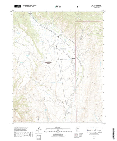 United States Geological Survey El Rito, NM (2020, 24000-Scale) digital map