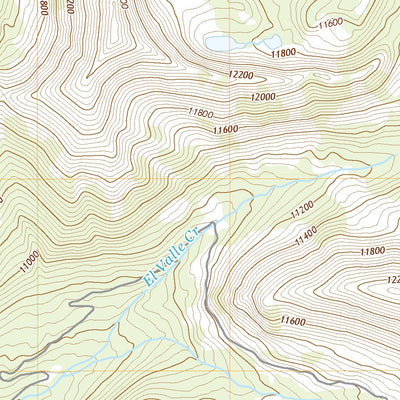 United States Geological Survey El Valle Creek, CO (2022, 24000-Scale) digital map