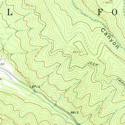 United States Geological Survey El Valle, NM (1964, 24000-Scale) digital map