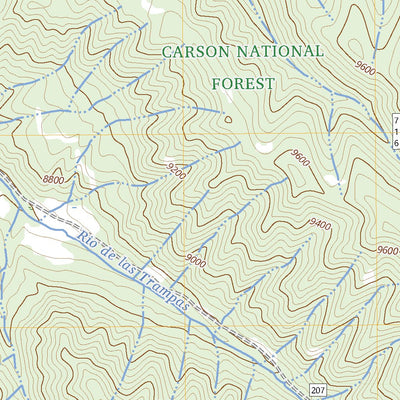 United States Geological Survey El Valle, NM (2023, 24000-Scale) digital map