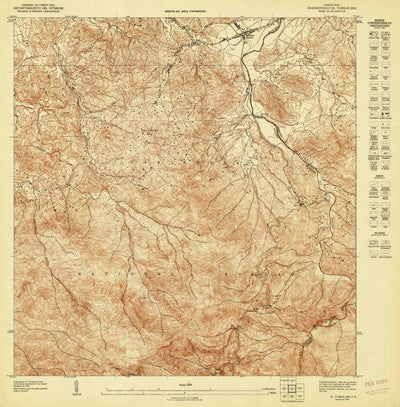 United States Geological Survey El Yunque NE, PR (1947, 10000-Scale) digital map