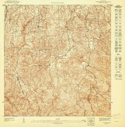 United States Geological Survey El Yunque NW, PR (1947, 10000-Scale) digital map