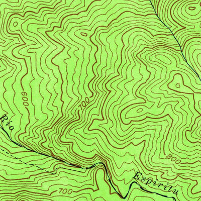United States Geological Survey El Yunque, PR (1958, 20000-Scale) digital map