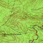 United States Geological Survey El Yunque, PR (1958, 20000-Scale) digital map