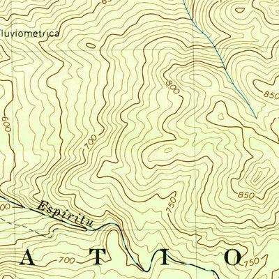 United States Geological Survey El Yunque, PR (1967, 20000-Scale) digital map