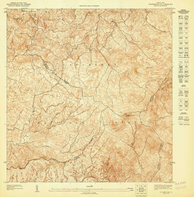 United States Geological Survey El Yunque SW, PR (1947, 10000-Scale) digital map