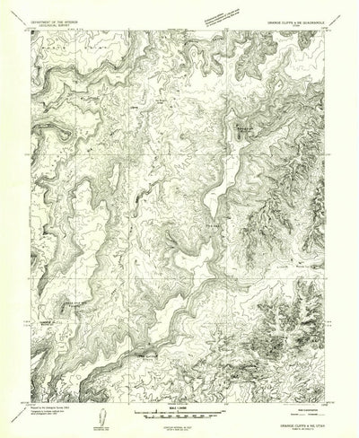 United States Geological Survey Elaterite Basin, UT (1953, 24000-Scale) digital map