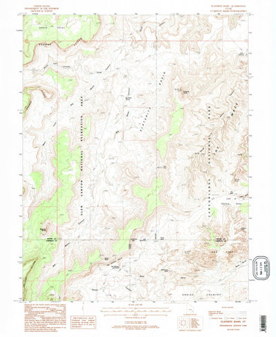 United States Geological Survey Elaterite Basin, UT (1988, 24000-Scale) digital map