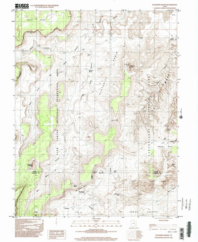 United States Geological Survey Elaterite Basin, UT (1996, 24000-Scale) digital map