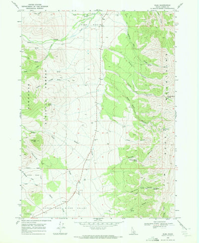United States Geological Survey Elba, ID (1968, 24000-Scale) digital map