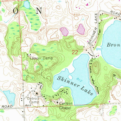 United States Geological Survey Elba, MI (1963, 24000-Scale) digital map