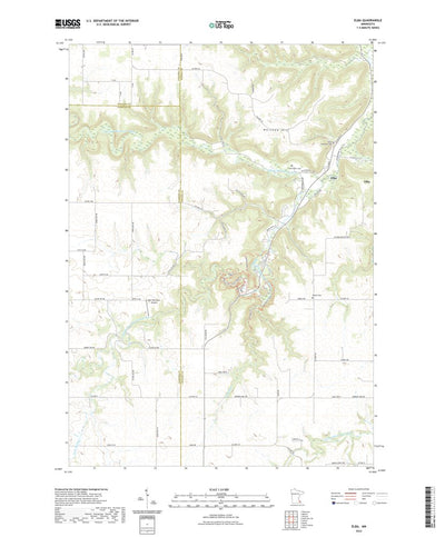 United States Geological Survey Elba, MN (2022, 24000-Scale) digital map