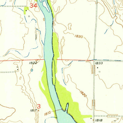 United States Geological Survey Elba, NE (1953, 24000-Scale) digital map