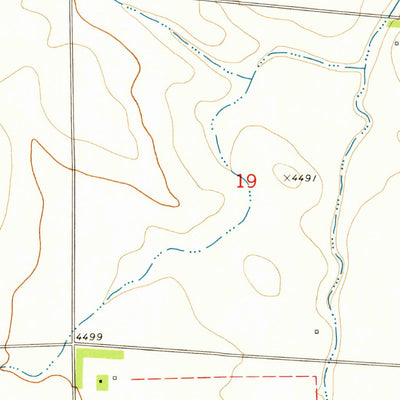 United States Geological Survey Elba NE, CO (1977, 24000-Scale) digital map