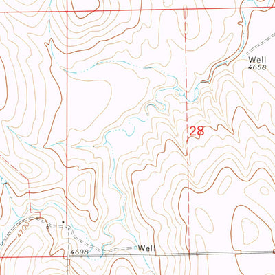 United States Geological Survey Elba SE, CO (1977, 24000-Scale) digital map