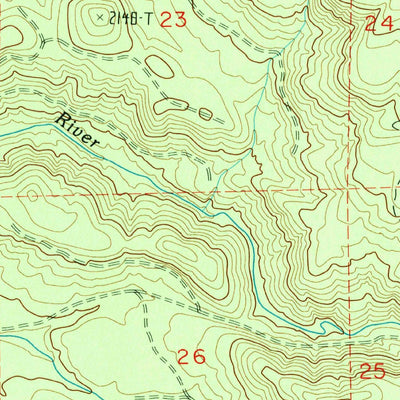 United States Geological Survey Elbe, WA (1987, 24000-Scale) digital map