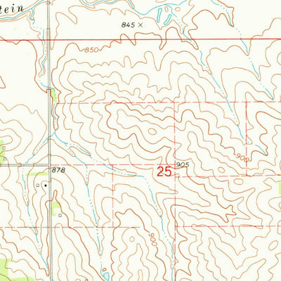 United States Geological Survey Elberon, IA (1971, 24000-Scale) digital map
