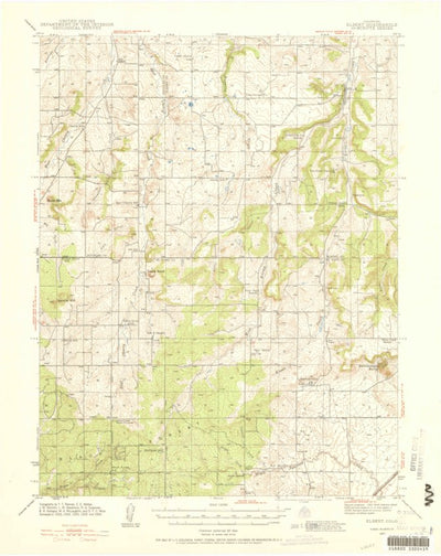 United States Geological Survey Elbert, CO (1940, 62500-Scale) digital map